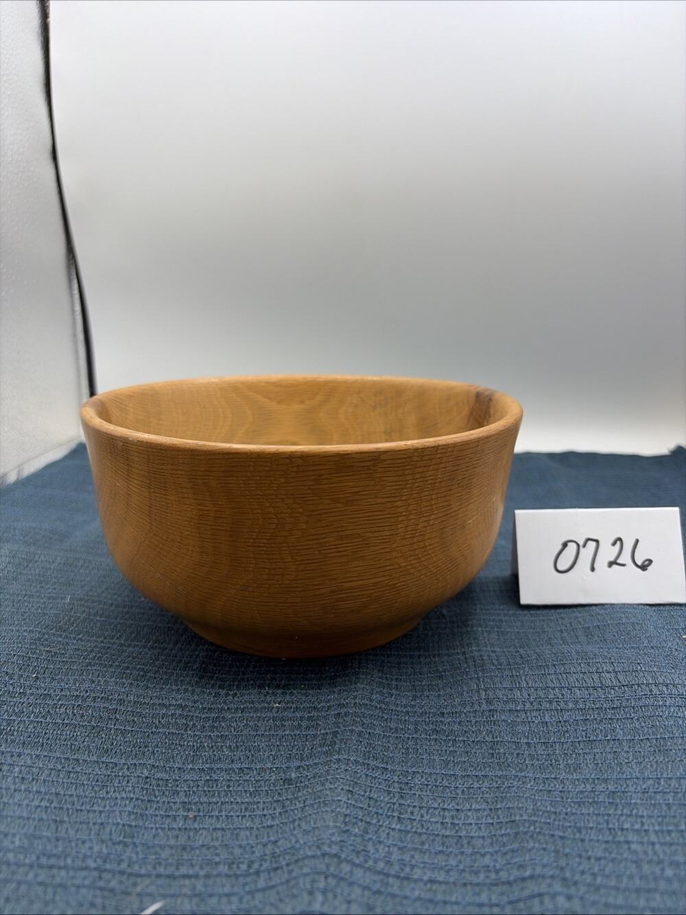 Handcrafted Wooden Bowl Unique Artisanal Piece Home Decor/Kitchen 7” Diameter